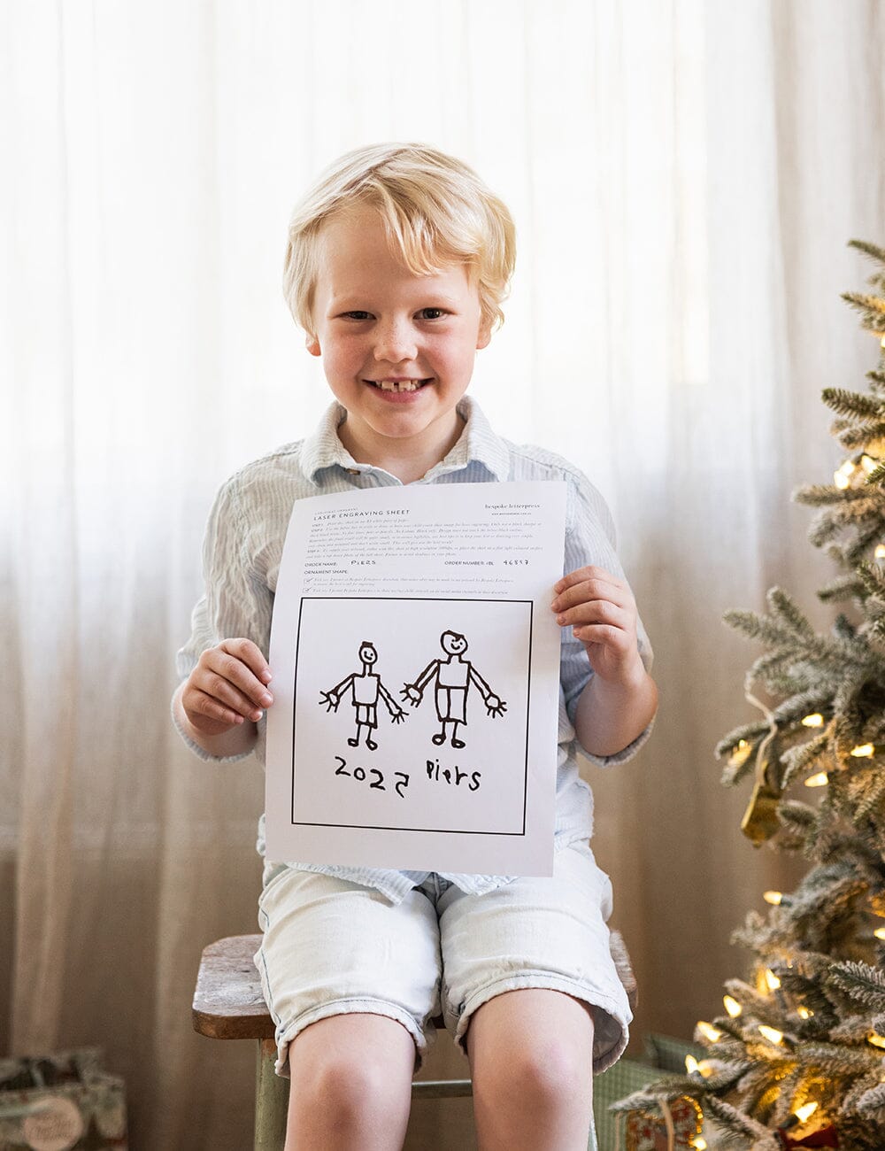 Santa Sleigh Ride Enamel Ornament