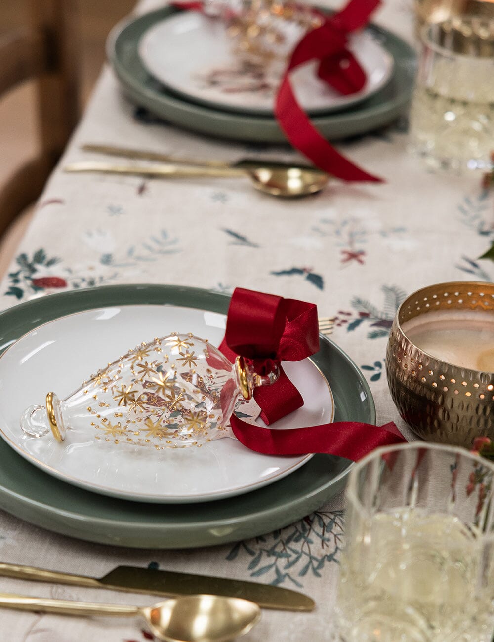 Ornament Glass Pendant Snowflake