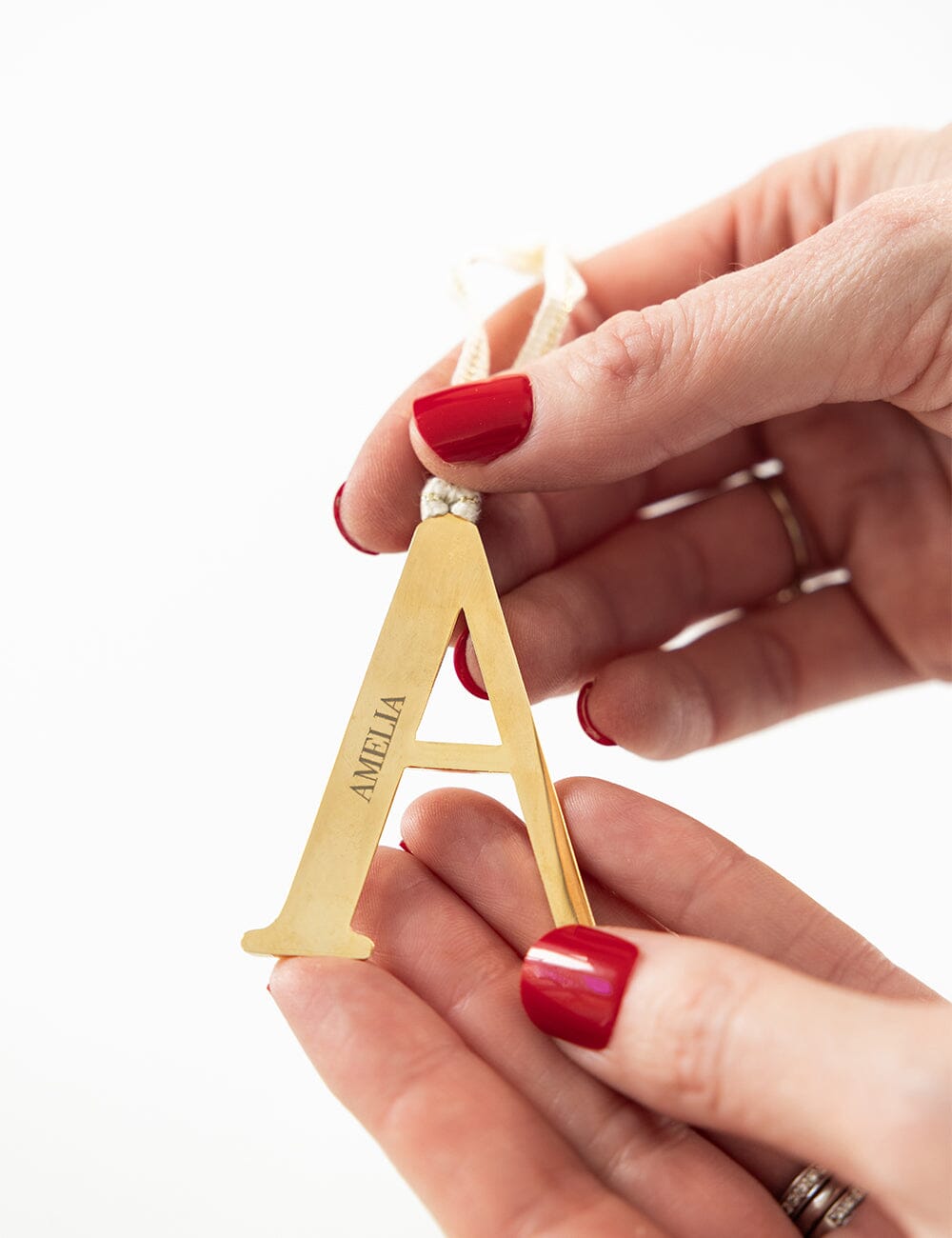 A - Fine Enamel Alphabet Ornament