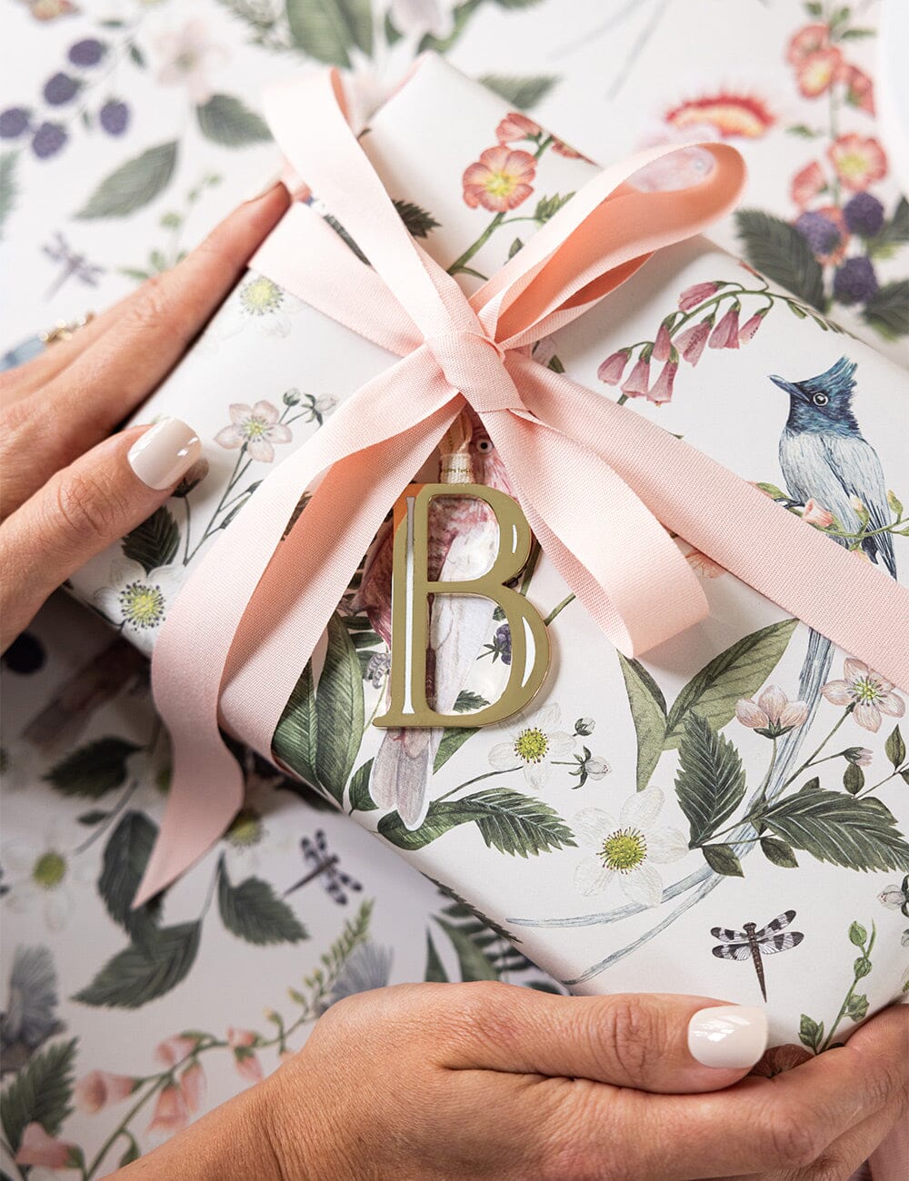 B - Fine Enamel Alphabet Ornament Ornaments Bespoke Letterpress 