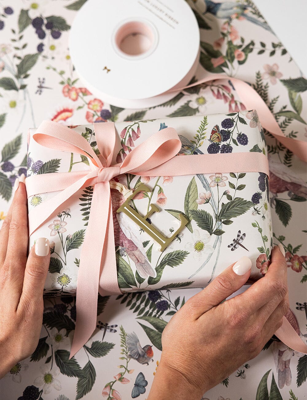 E - Fine Enamel Alphabet Ornament Ornaments Bespoke Letterpress 