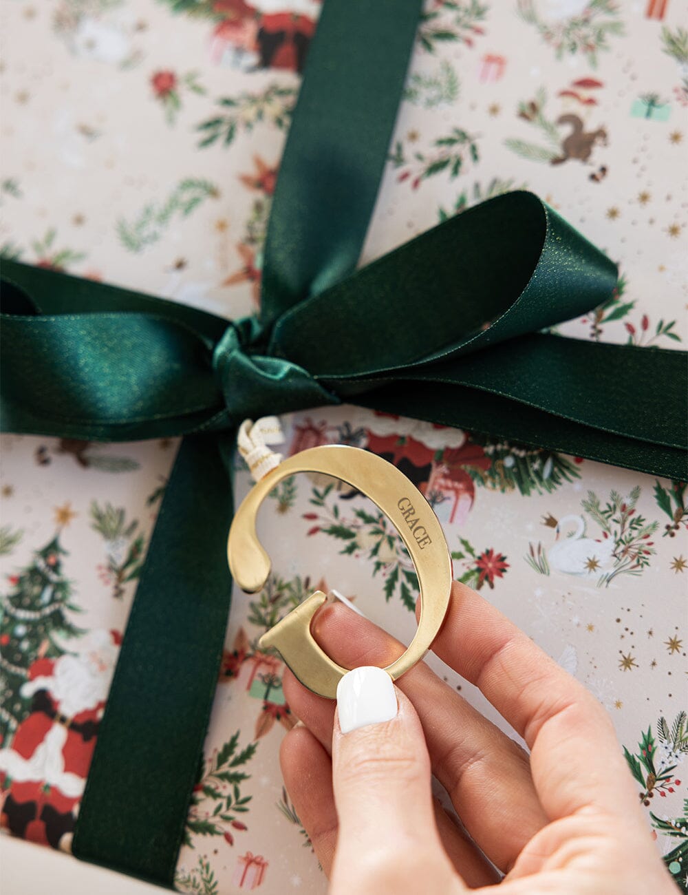 G - Fine Enamel Alphabet Ornament