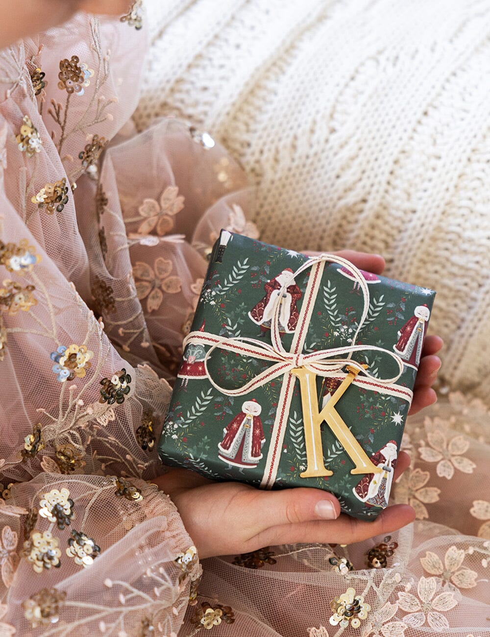 K - Fine Enamel Alphabet Ornament