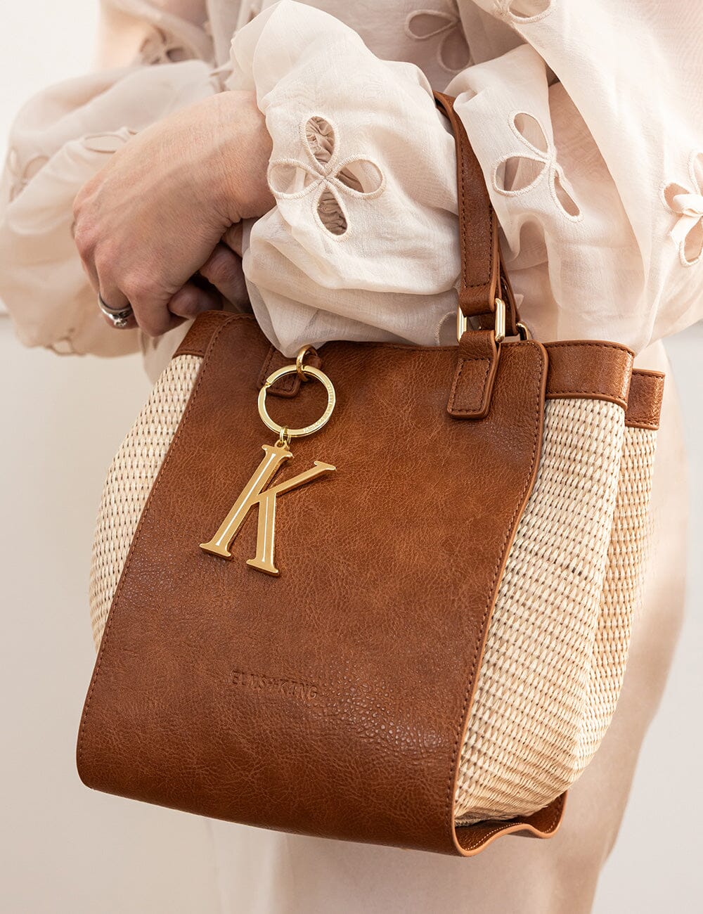 K - Fine Enamel Alphabet Ornament