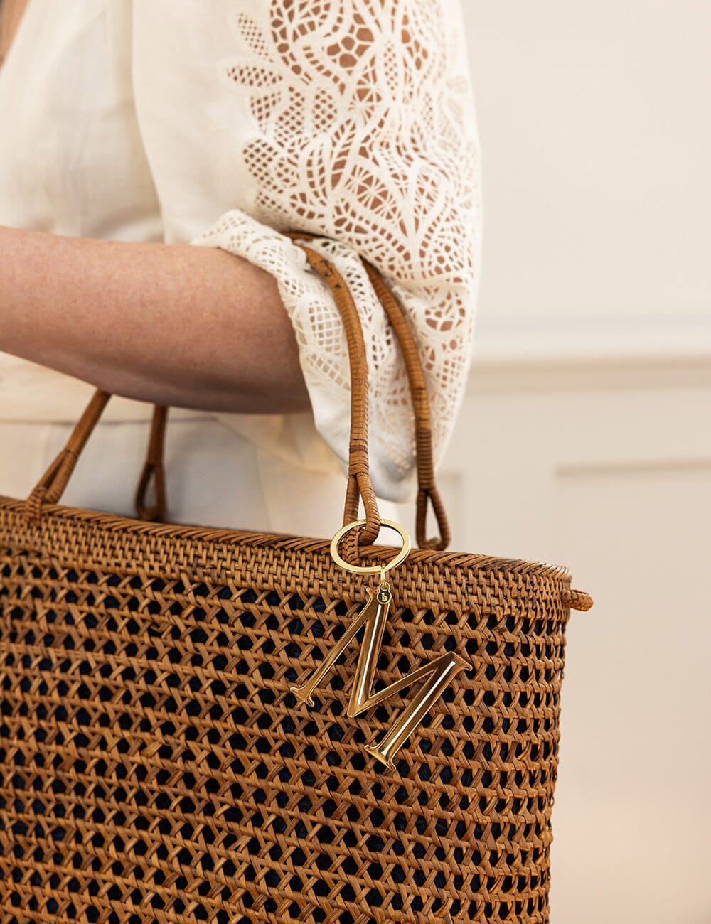 M - Fine Enamel Alphabet Ornament