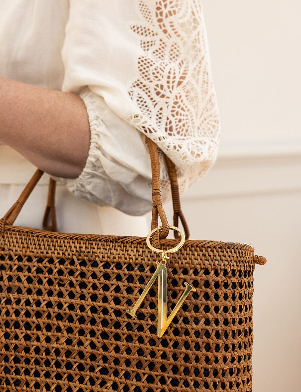 N - Fine Enamel Alphabet Ornament