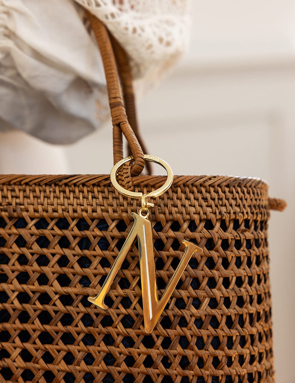 N - Fine Enamel Alphabet Ornament