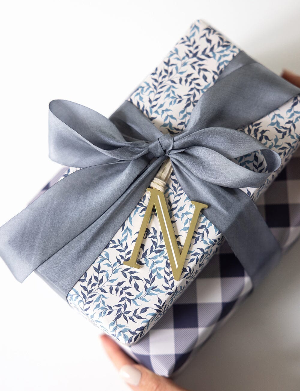 N - Fine Enamel Alphabet Ornament Ornaments Bespoke Letterpress 