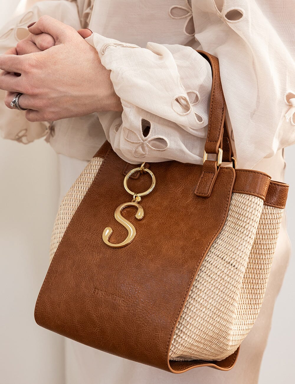 S - Fine Enamel Alphabet Ornament