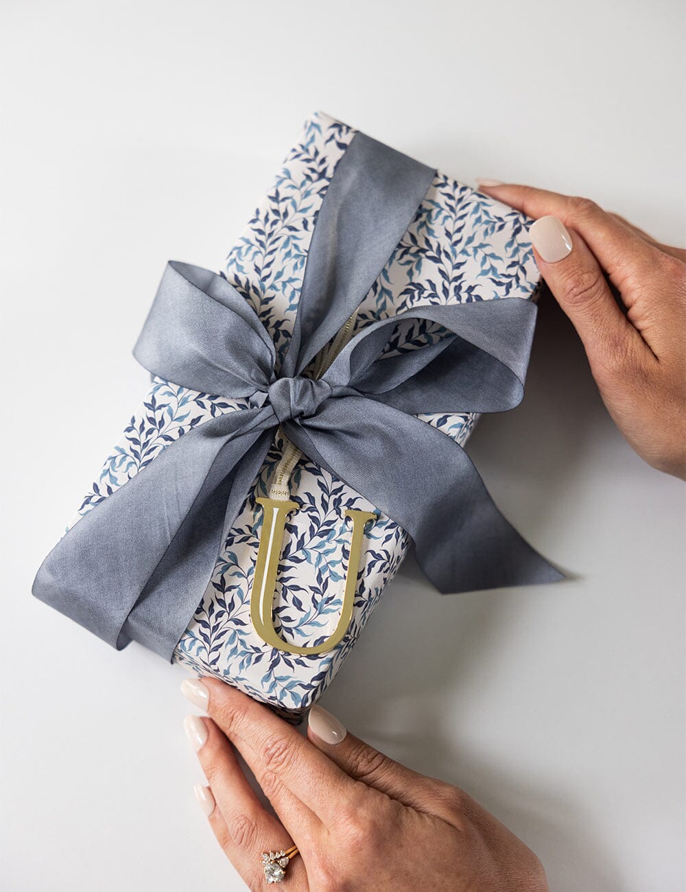 U - Fine Enamel Alphabet Ornament Ornaments Bespoke Letterpress 