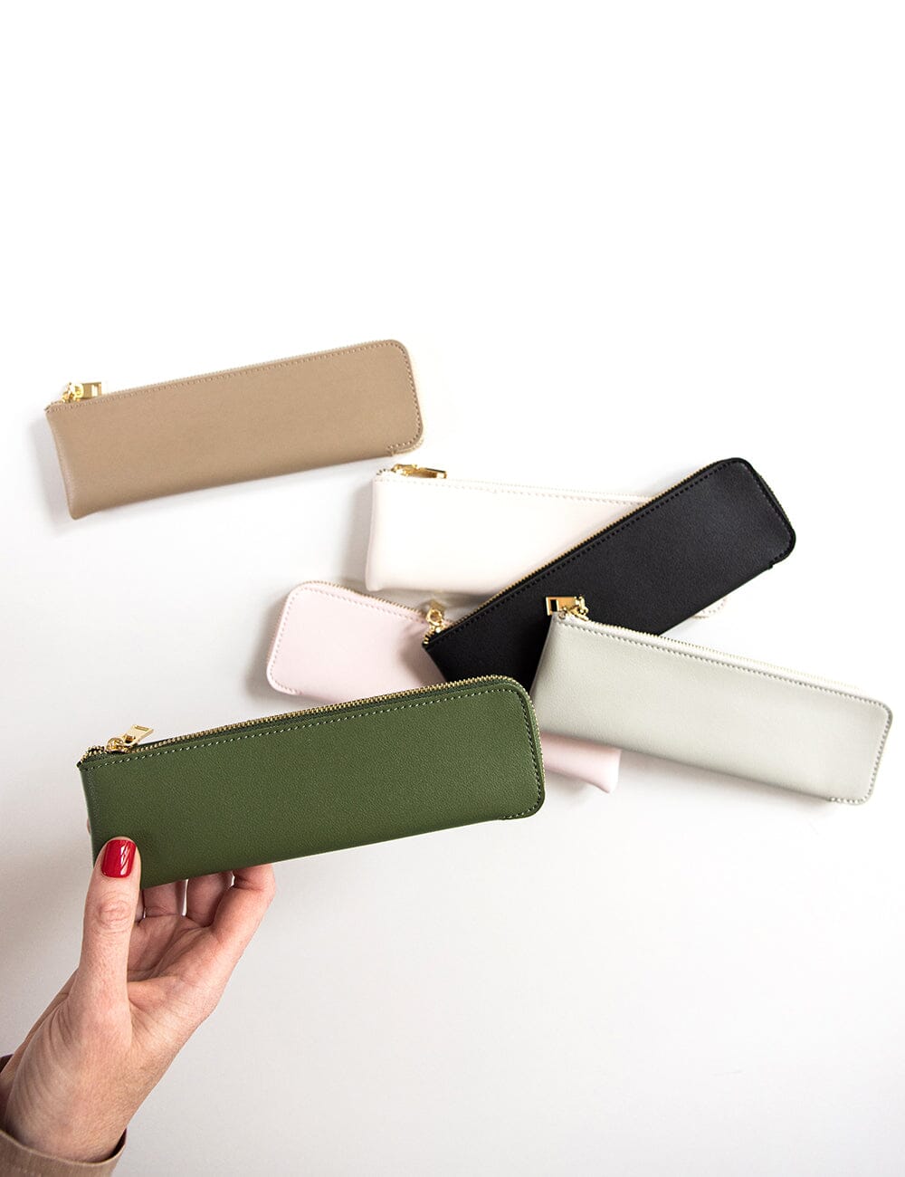 Pencil Case Slim - Forest Green