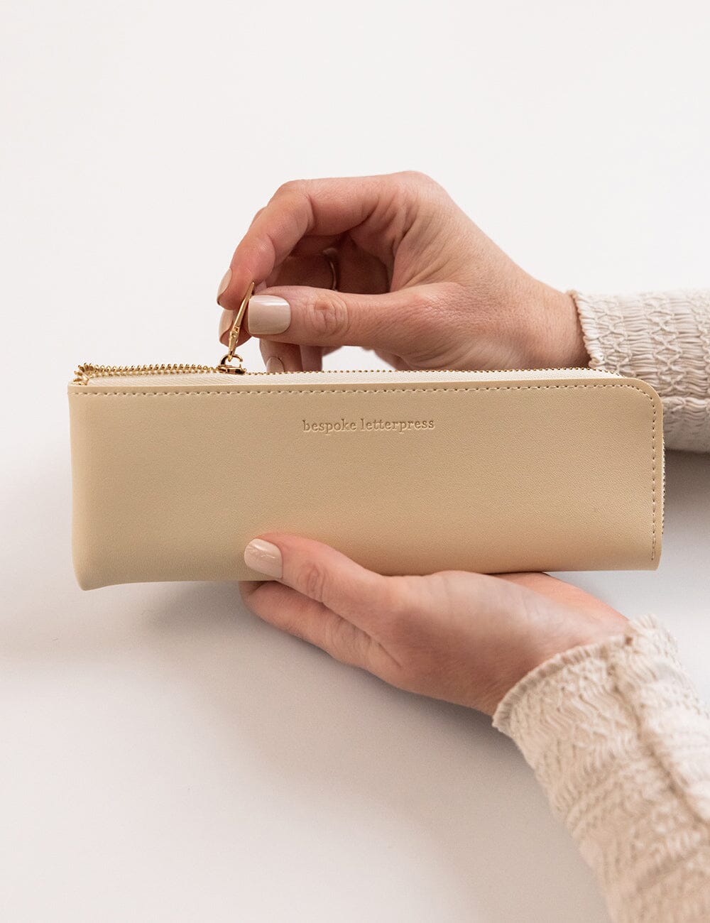 Pencil Case Slim - Ivory
