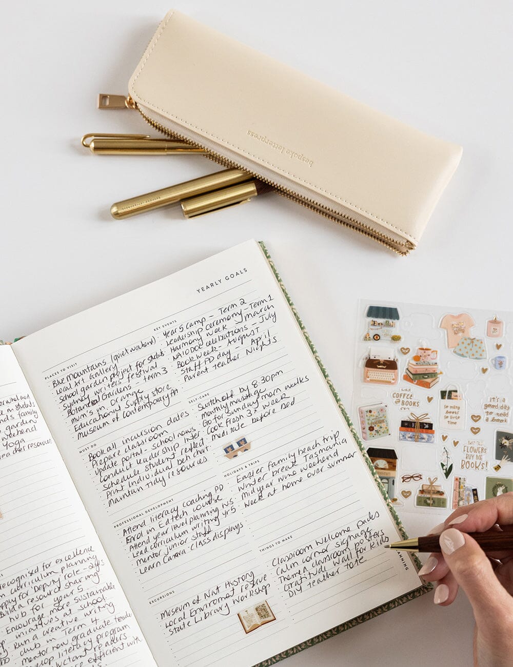 Pencil Case Slim - Ivory