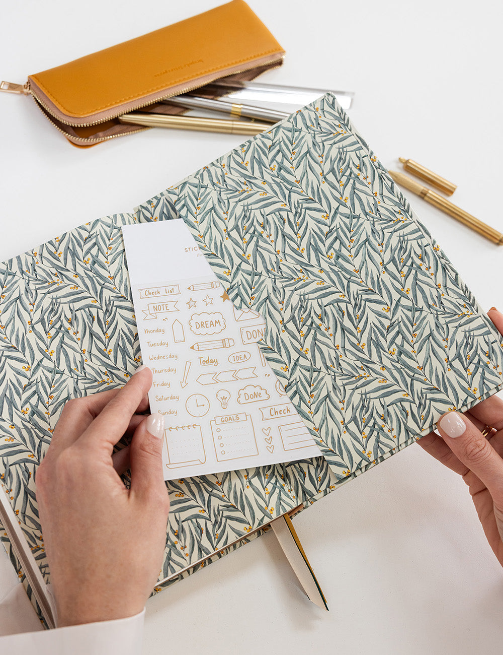Pencil Case Slim - Mustard