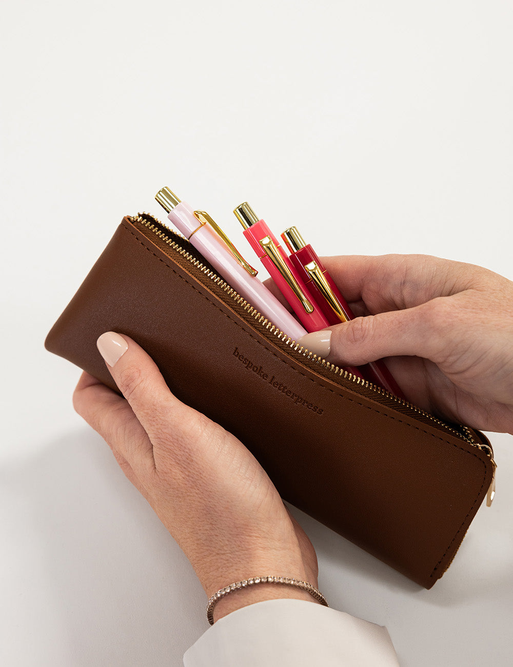 Pencil Case Slim - Espresso