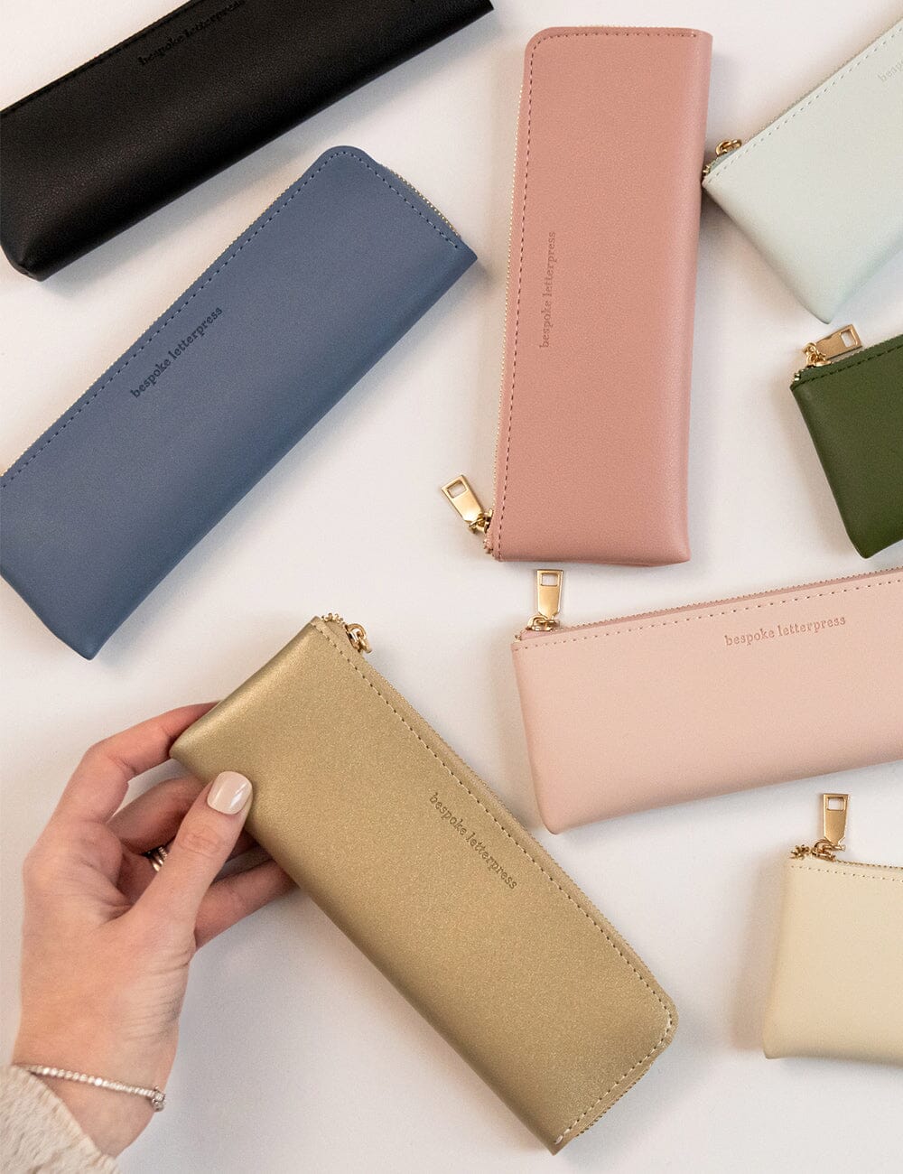 Pencil Case Slim - Gold