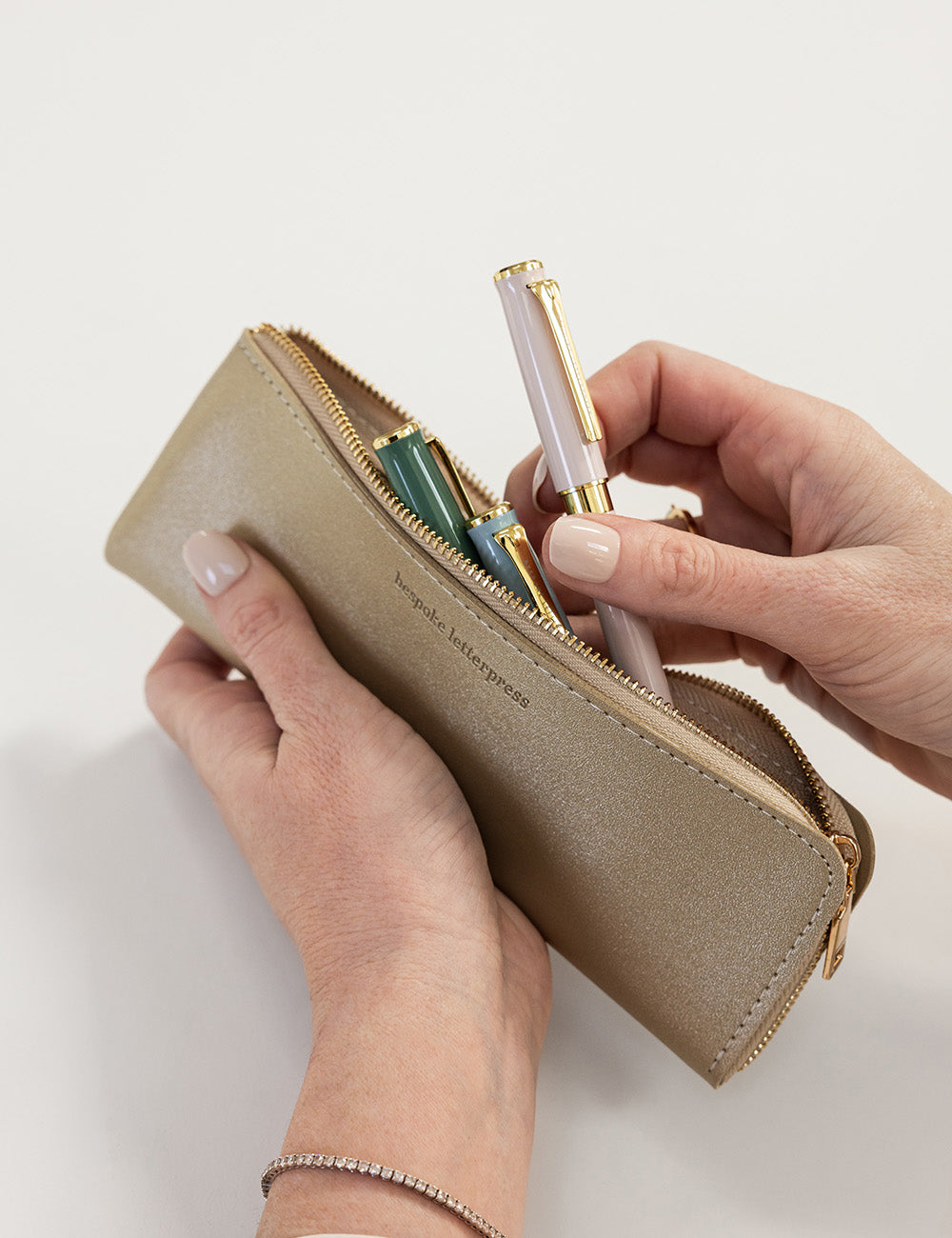 Pencil Case Slim - Gold