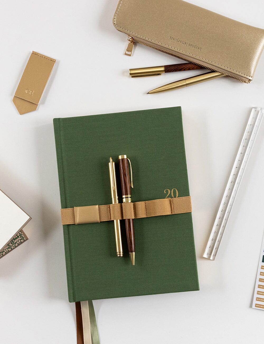 Pencil Case Slim - Gold