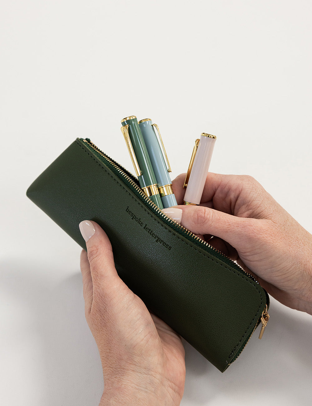 Pencil Case Slim - Olive