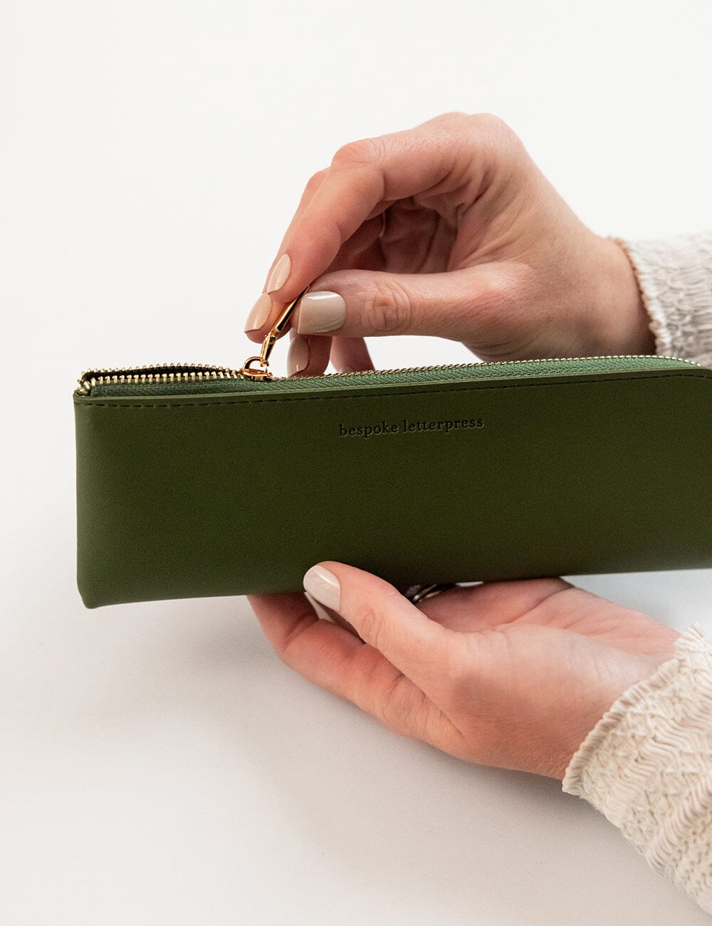 Pencil Case Slim - Olive