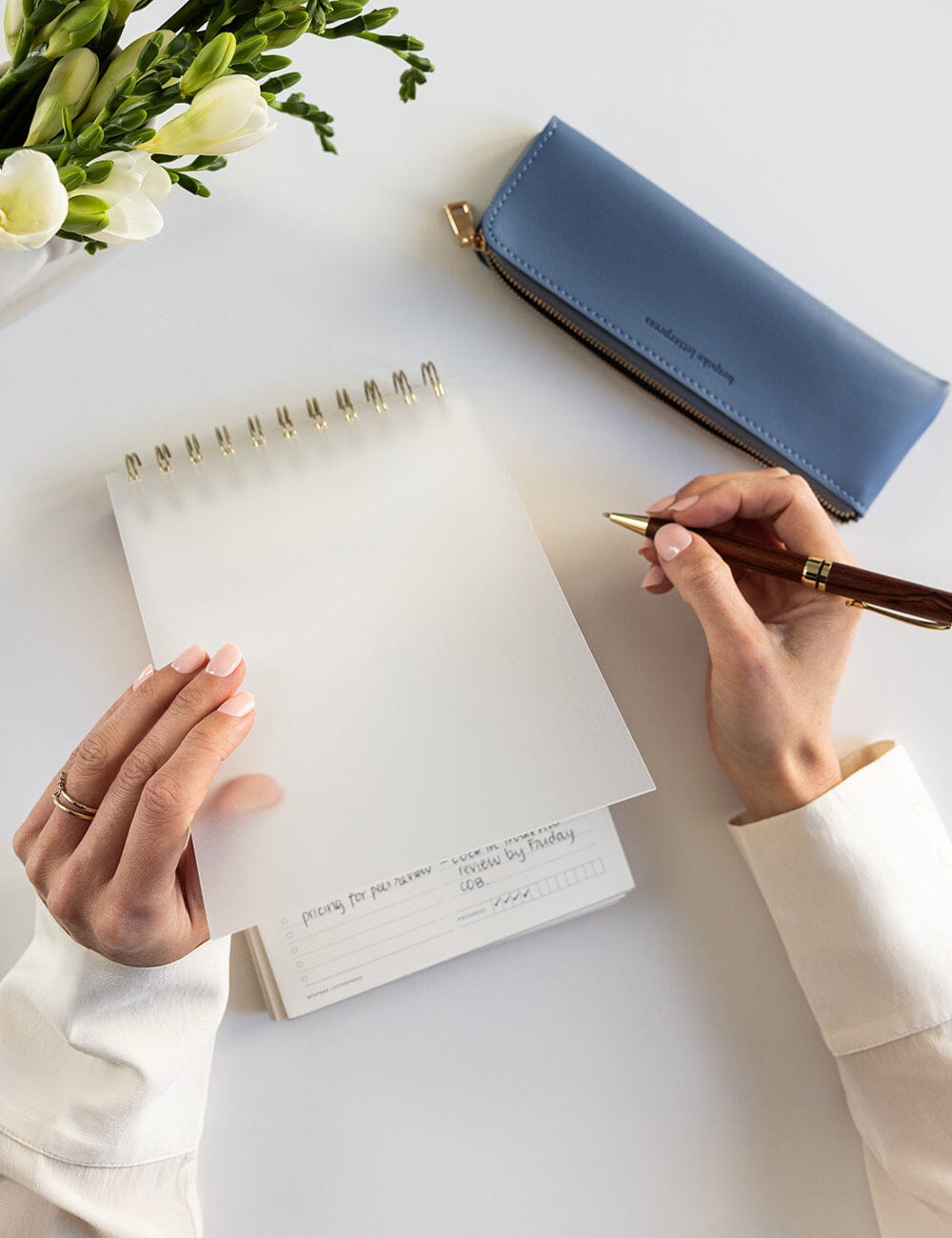 Pencil Case Slim - Denim