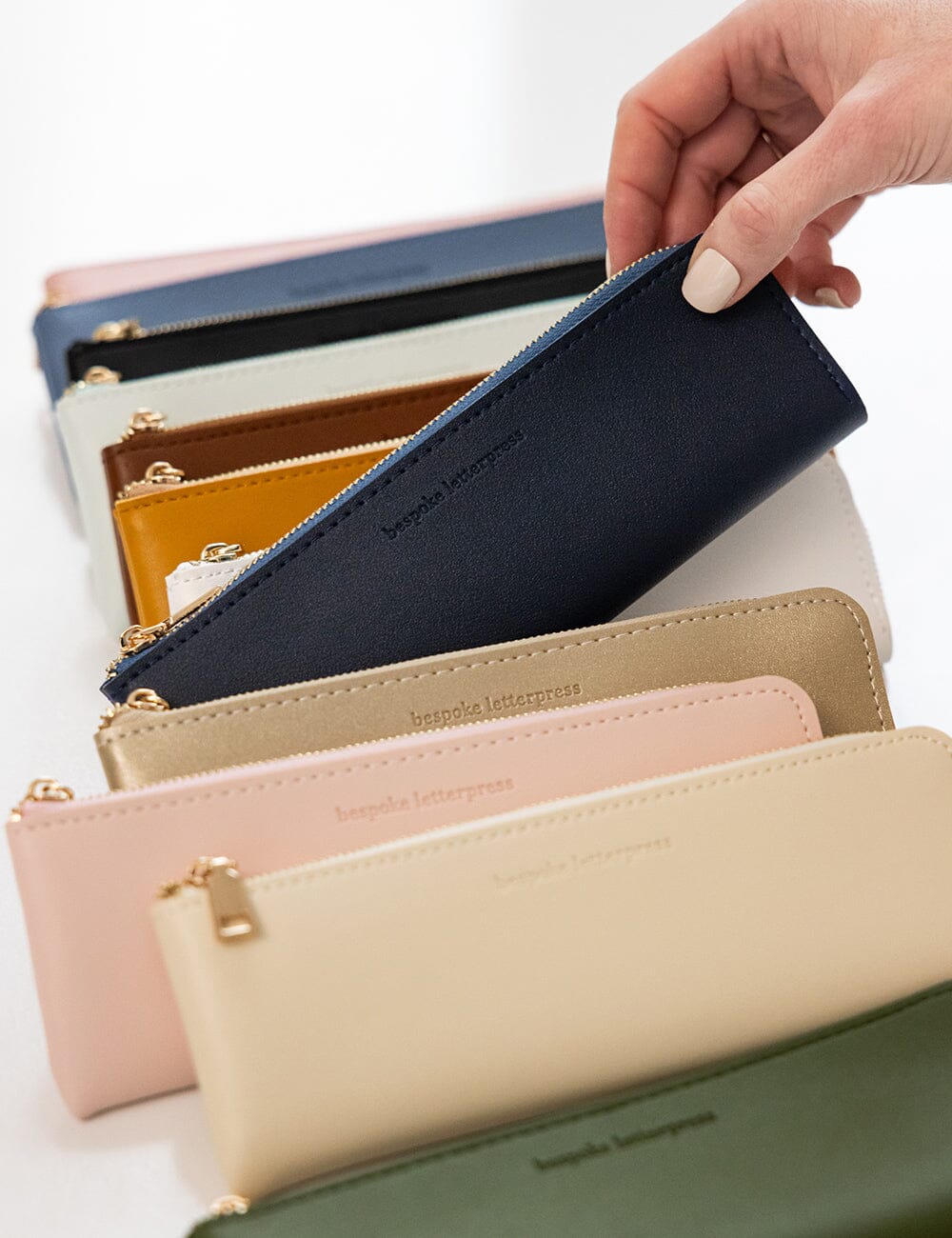 Pencil Case Slim - Royal Blue Pencil Case Bespoke Letterpress 