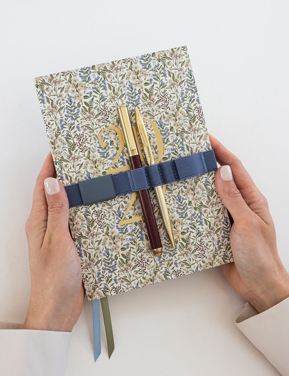 Basket Weave Gold Ballpoint Pen