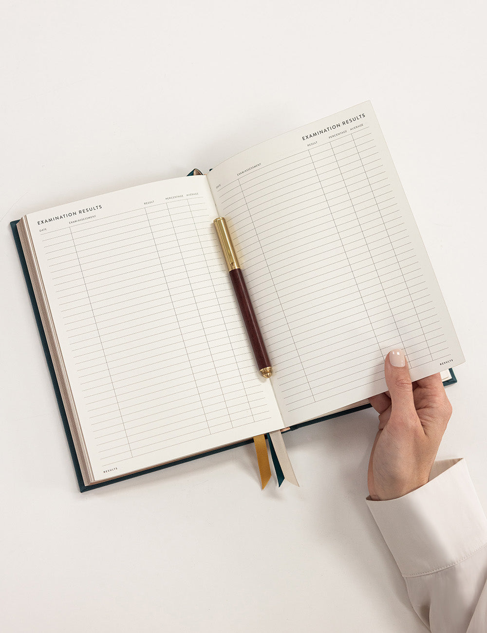 Basket Weave Gold Ballpoint Pen