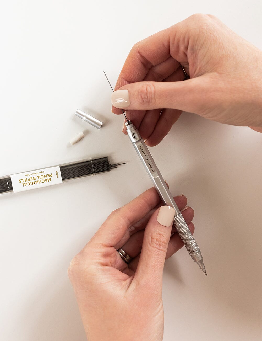 Bespoke Mechanical 0.5mm Pencil Silver