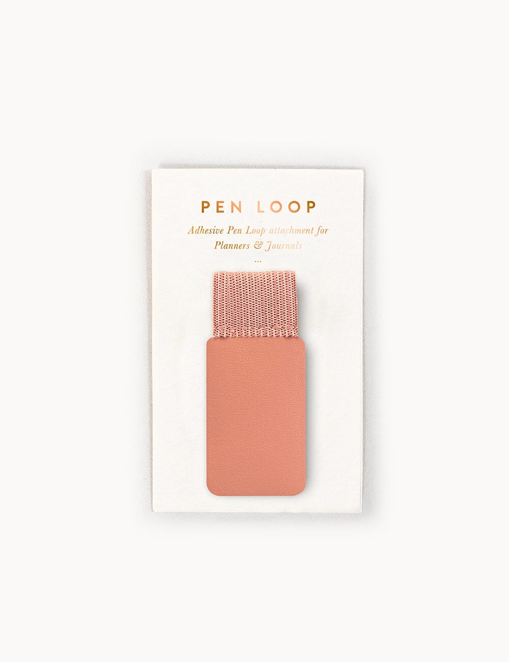 Adhesive Rectangle Pen Loop - Tea Rose Pink