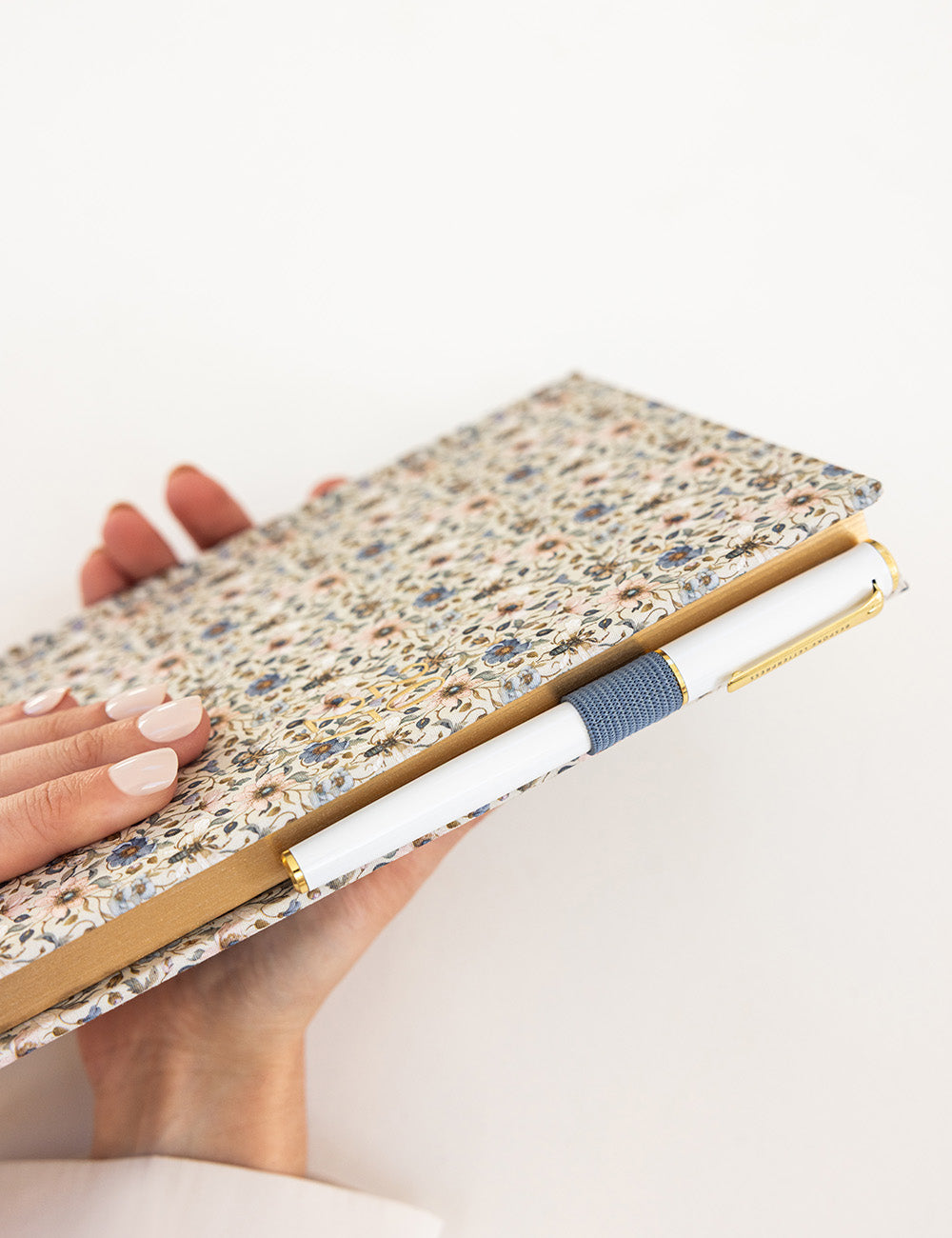 Adhesive Rectangle Pen Loop - Denim Blue
