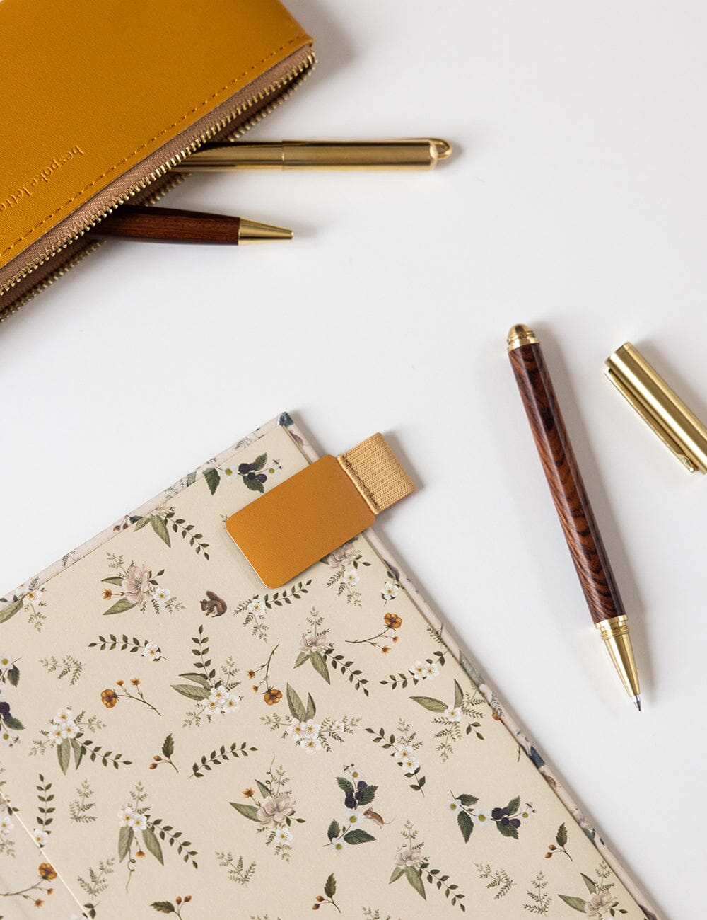 Adhesive Rectangle Pen Loop - Mustard