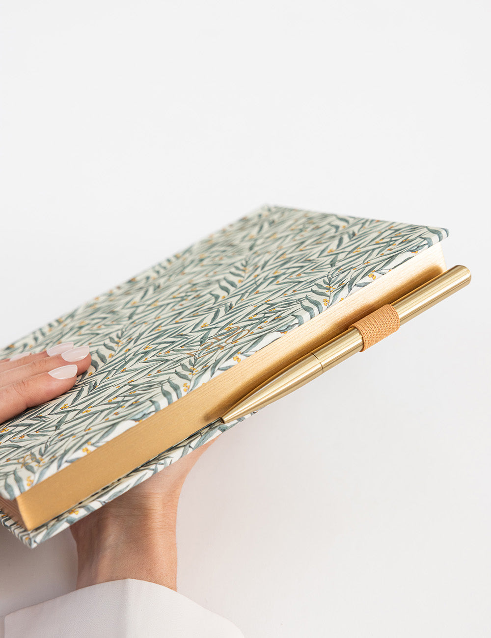 Adhesive Rectangle Pen Loop - Gold