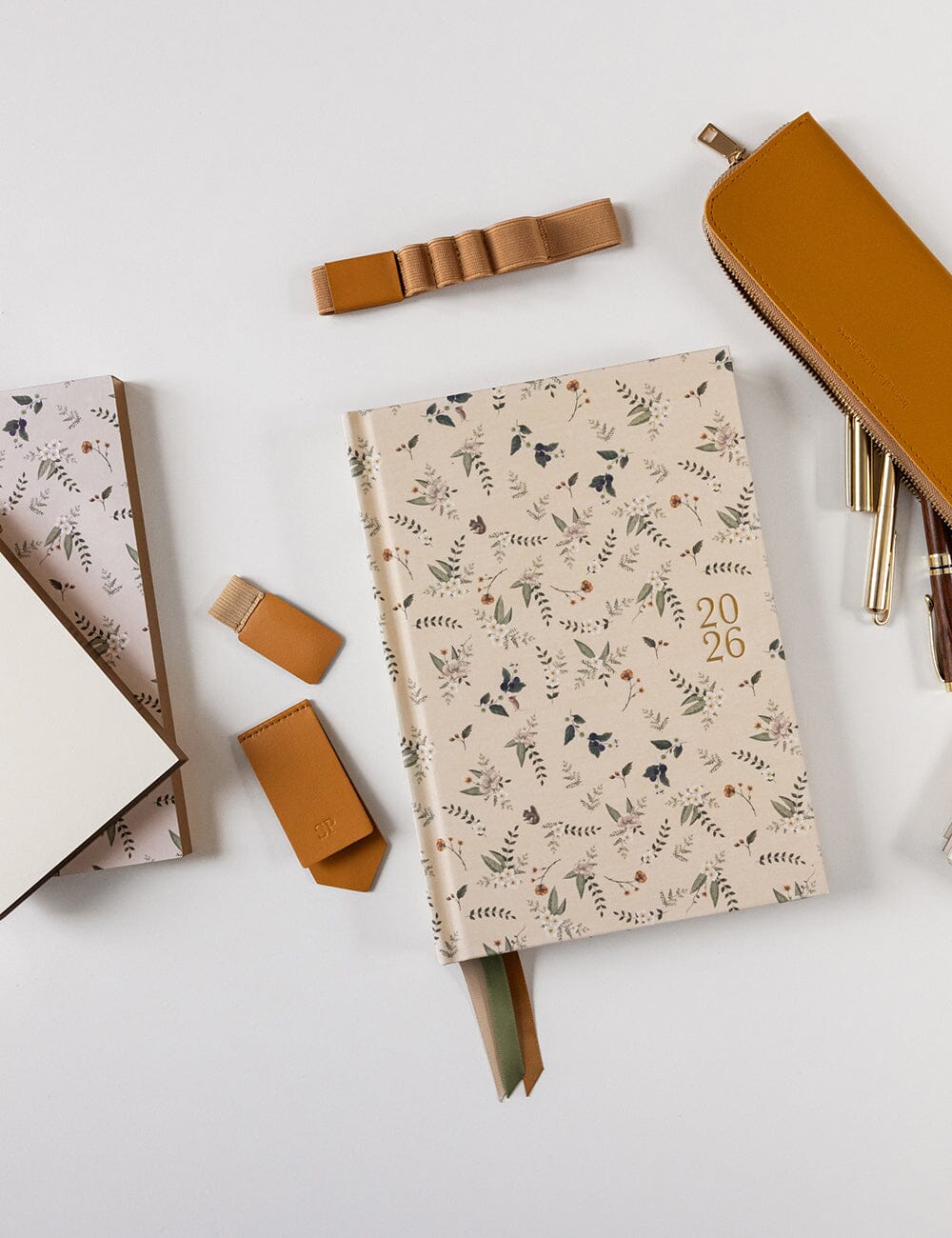 Adhesive Rectangle Pen Loop - Mustard