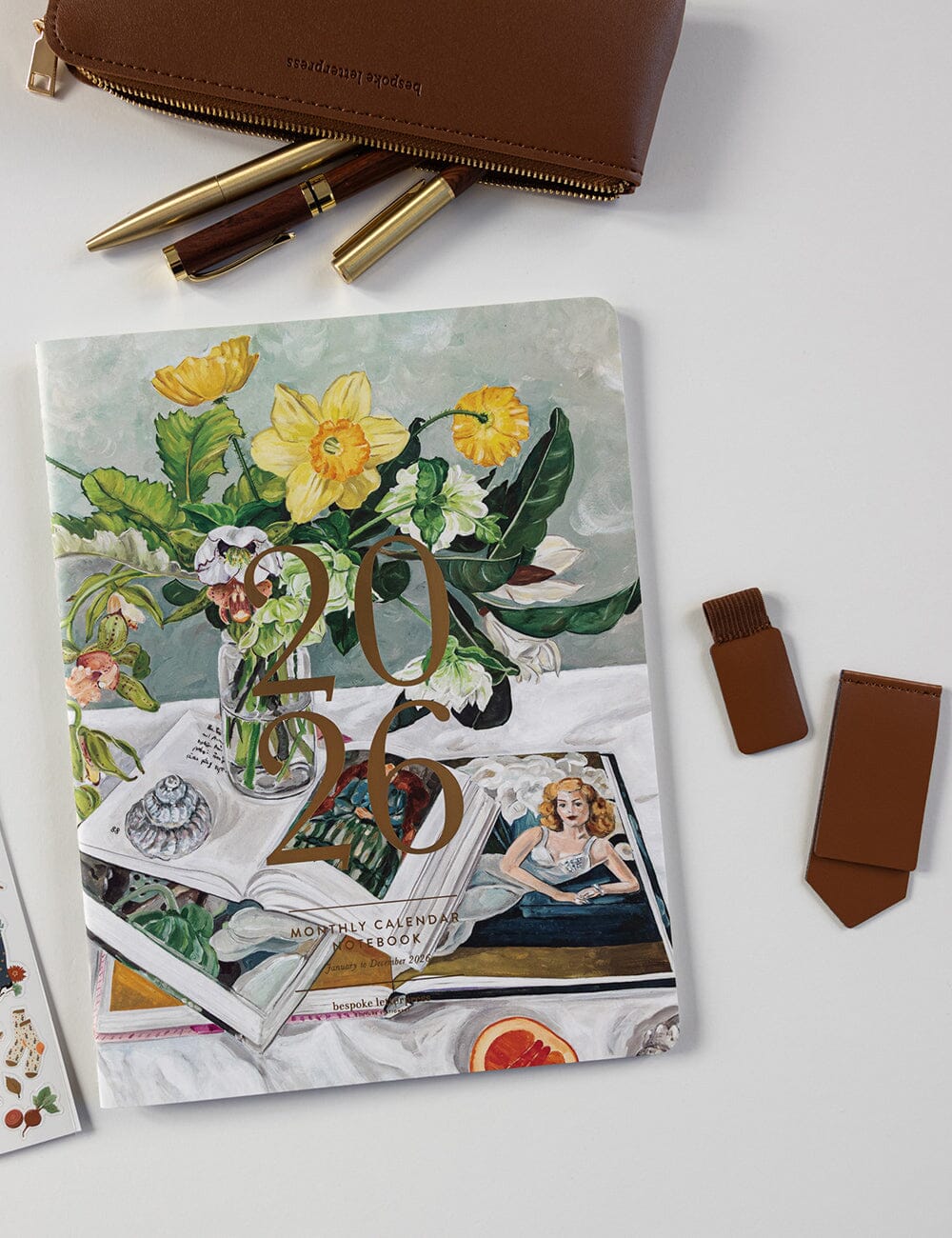 Adhesive Rectangle Pen Loop - Espresso