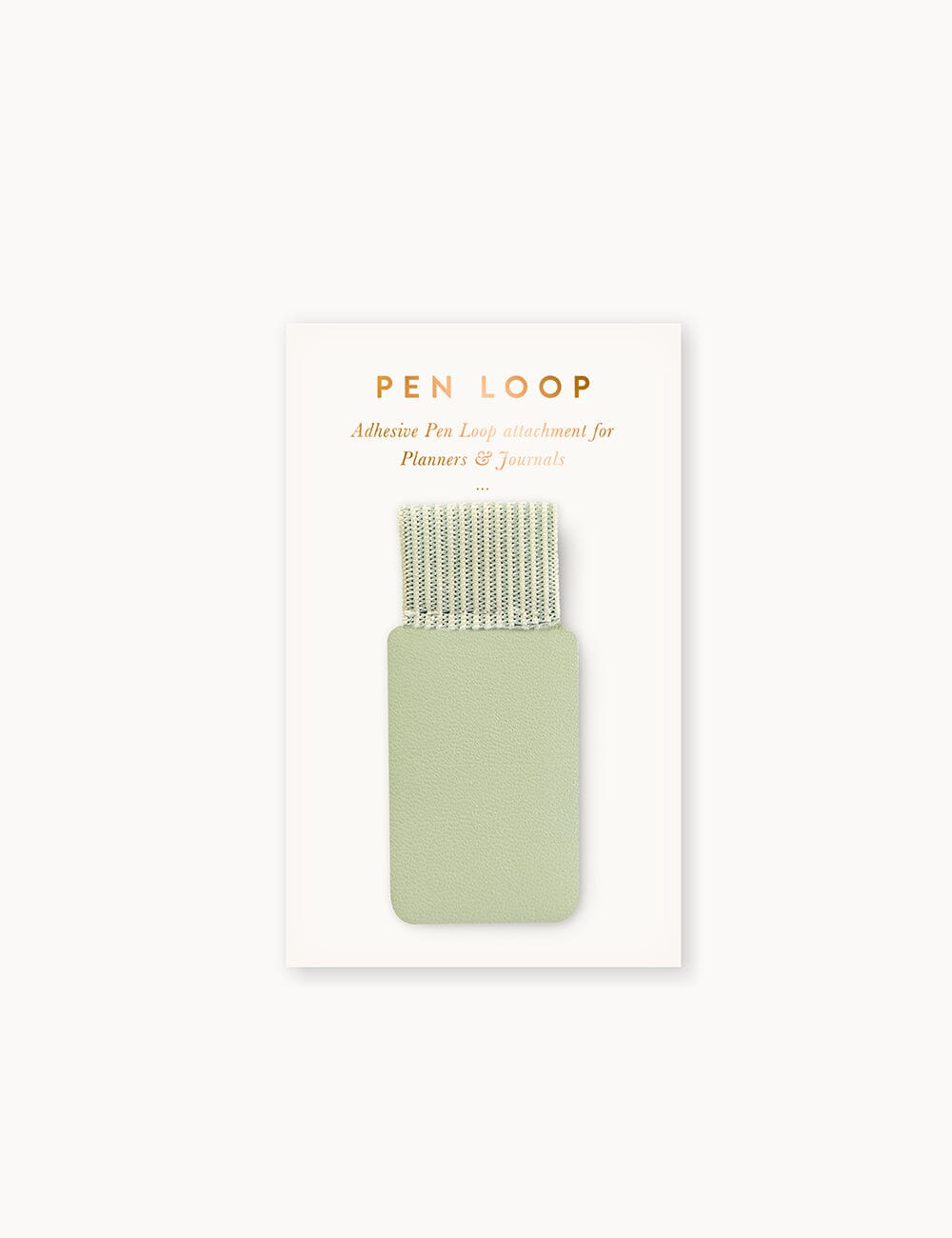 Adhesive Rectangle Pen Loop - Sage