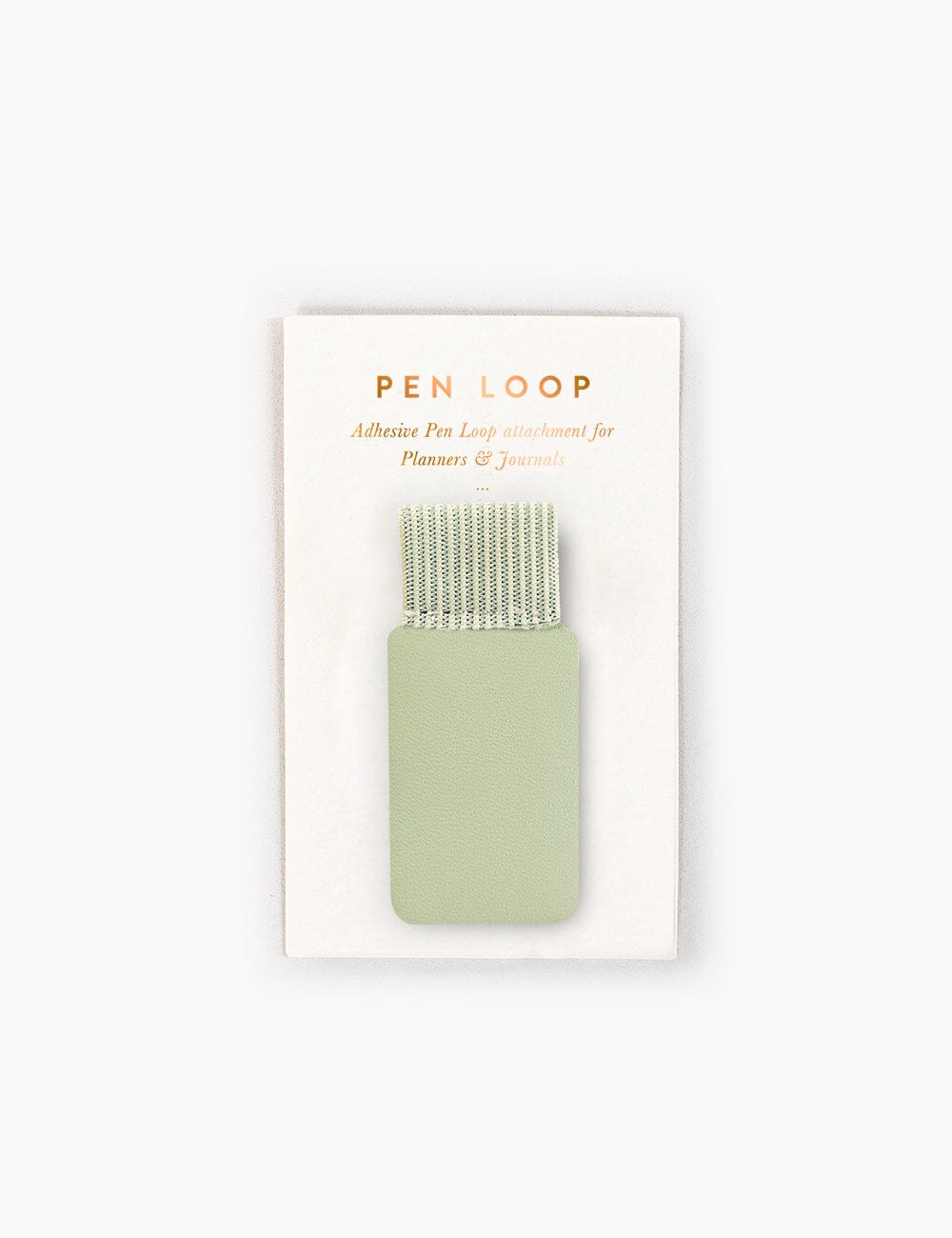 Adhesive Rectangle Pen Loop - Sage