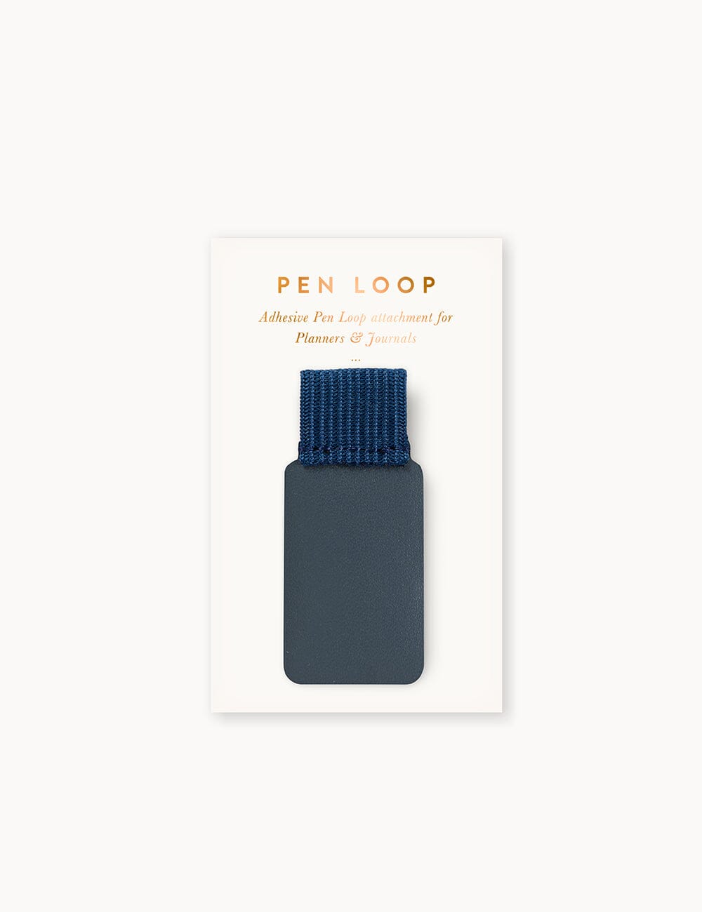 Adhesive Rectangle Pen Loop - Royal Blue