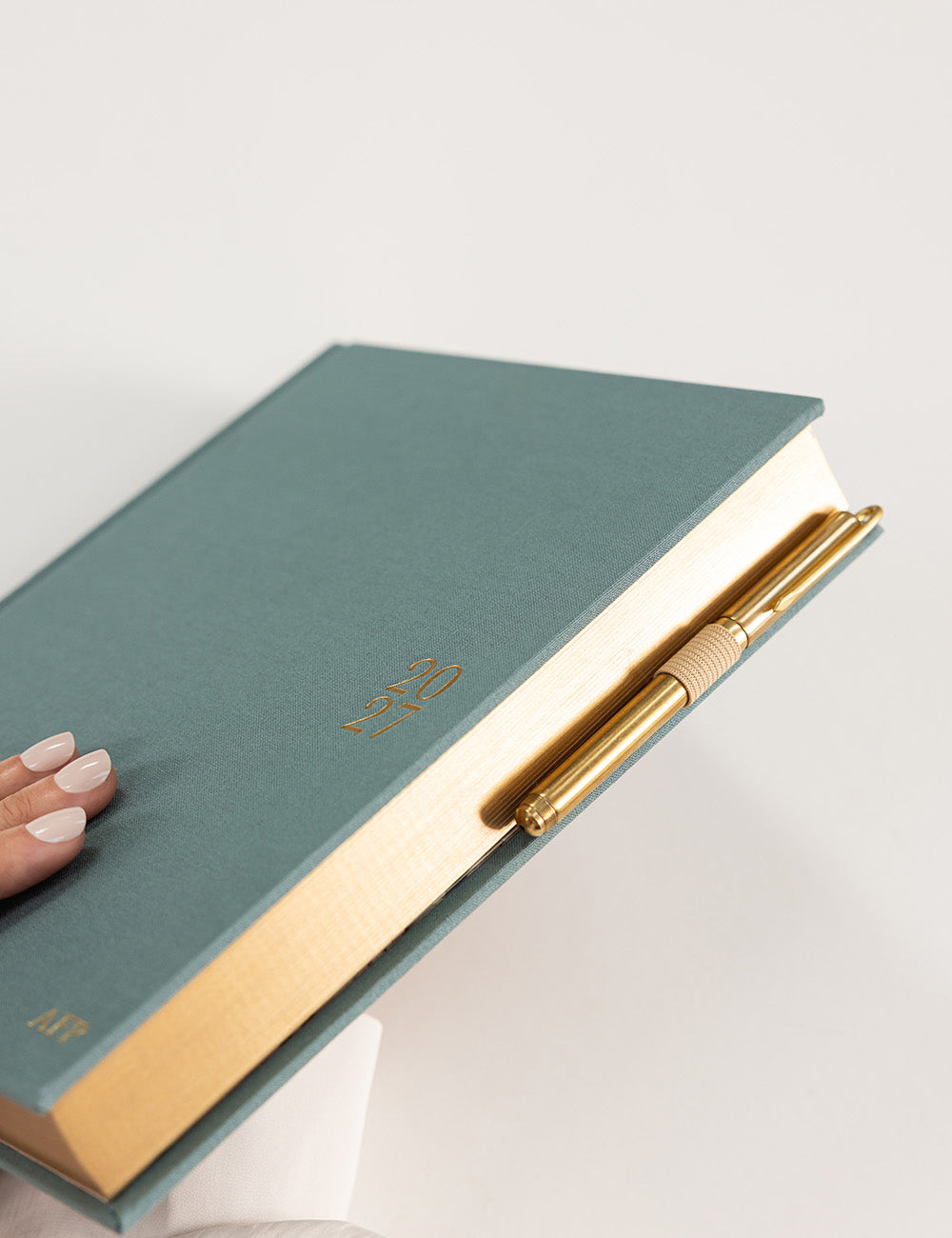 Adhesive Rectangle Pen Loop - Gold