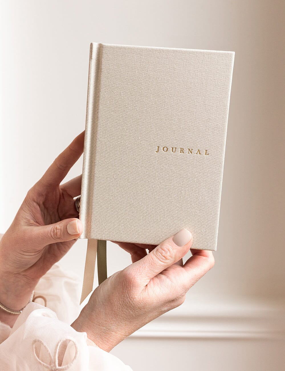 Linen Bound Pocket Journal - Desert Sand (Lined)