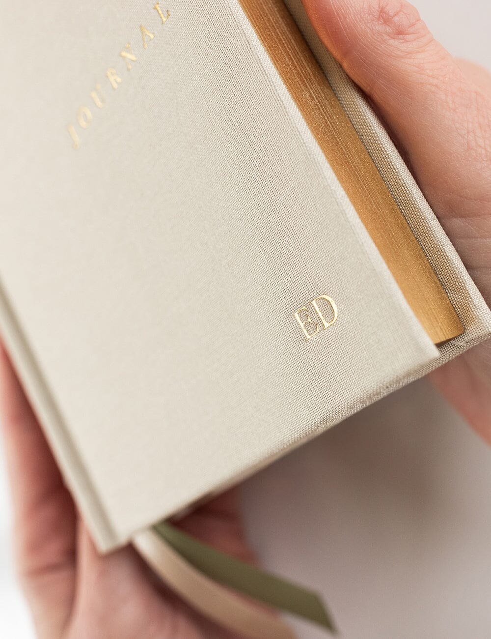 Gift Set - Linen Pocket Journal - Desert Sand