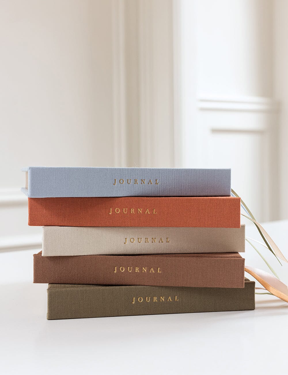 Linen Bound Pocket Journal - Saltmarsh Green (Bullet)