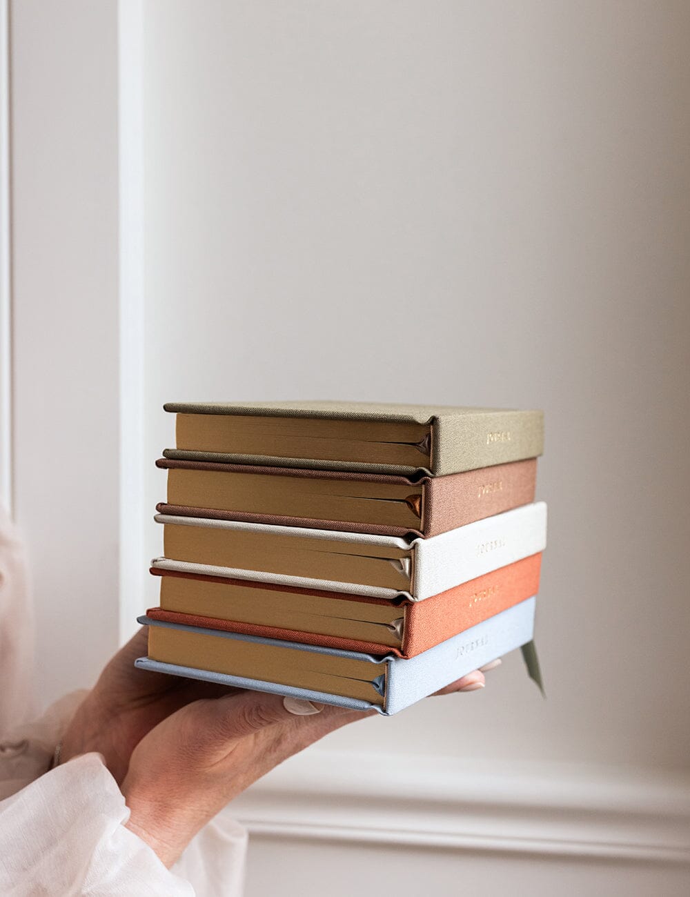 Linen Bound Pocket Journal - Saltmarsh Green (Bullet)