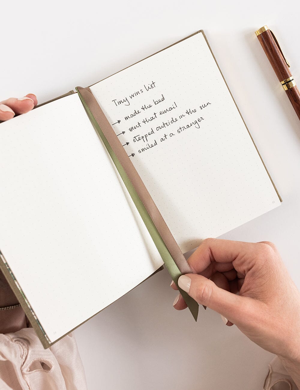 Gift Set - Linen Pocket Journal - Saltmarsh Green