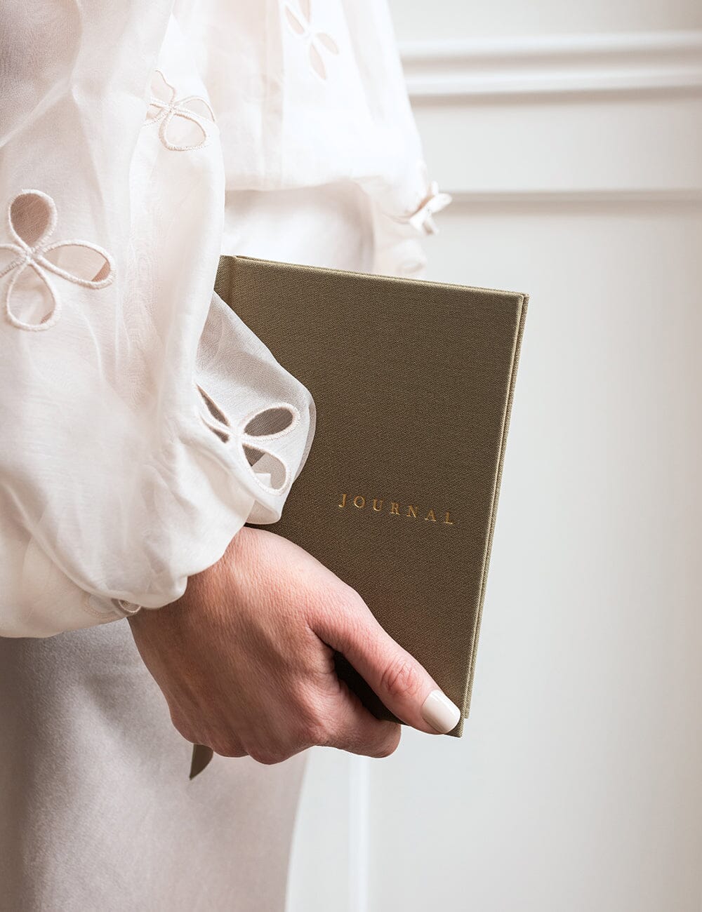 Linen Bound Pocket Journal - Saltmarsh Green (Bullet)