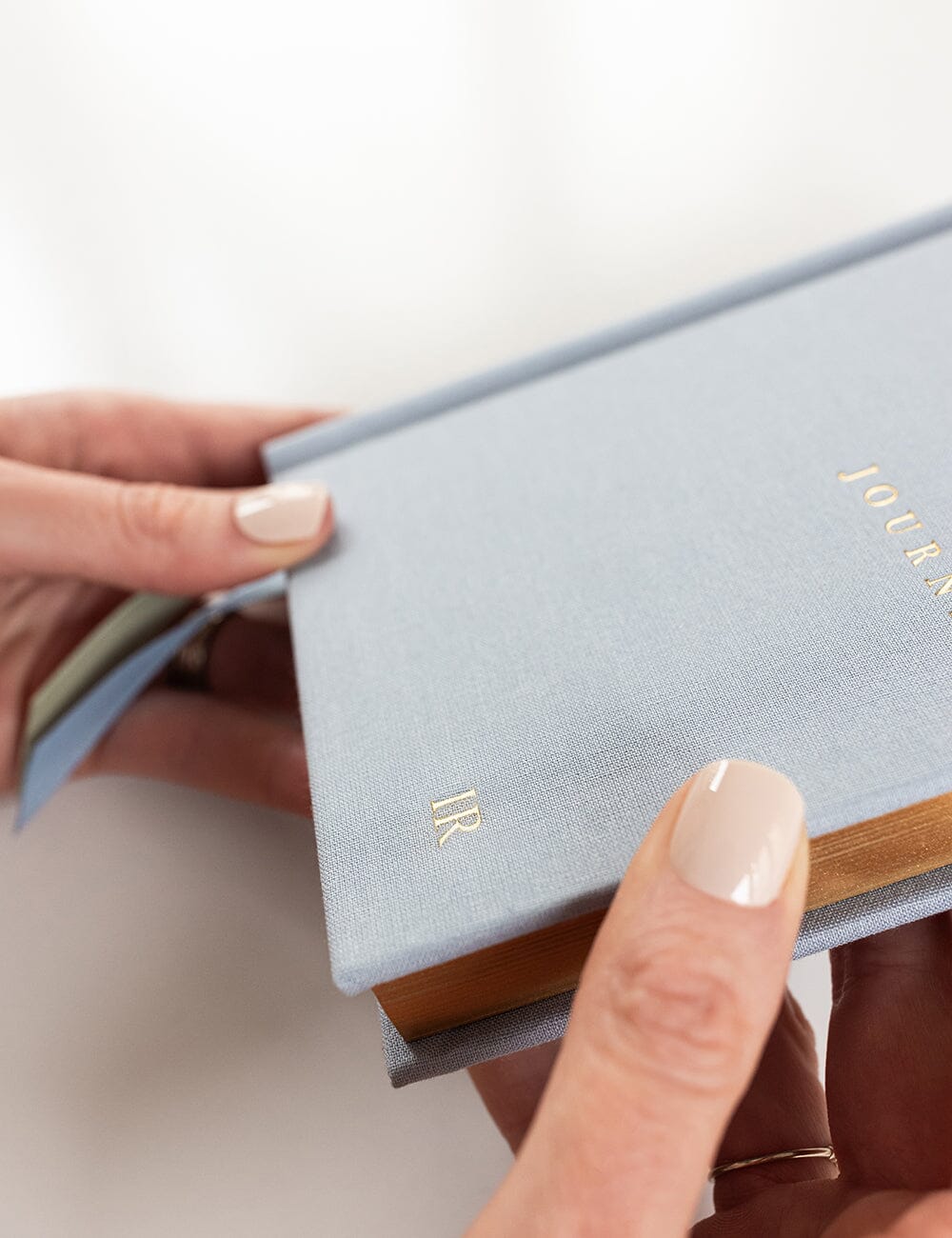 Gift Set - Linen Pocket Journal - Luna Blue