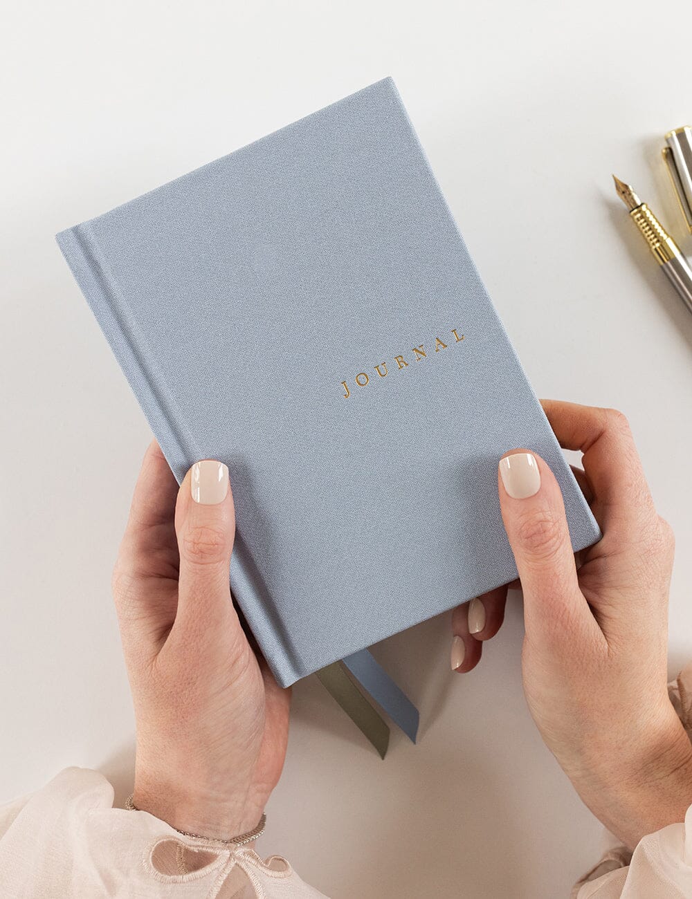 Gift Set - Linen Pocket Journal - Luna Blue