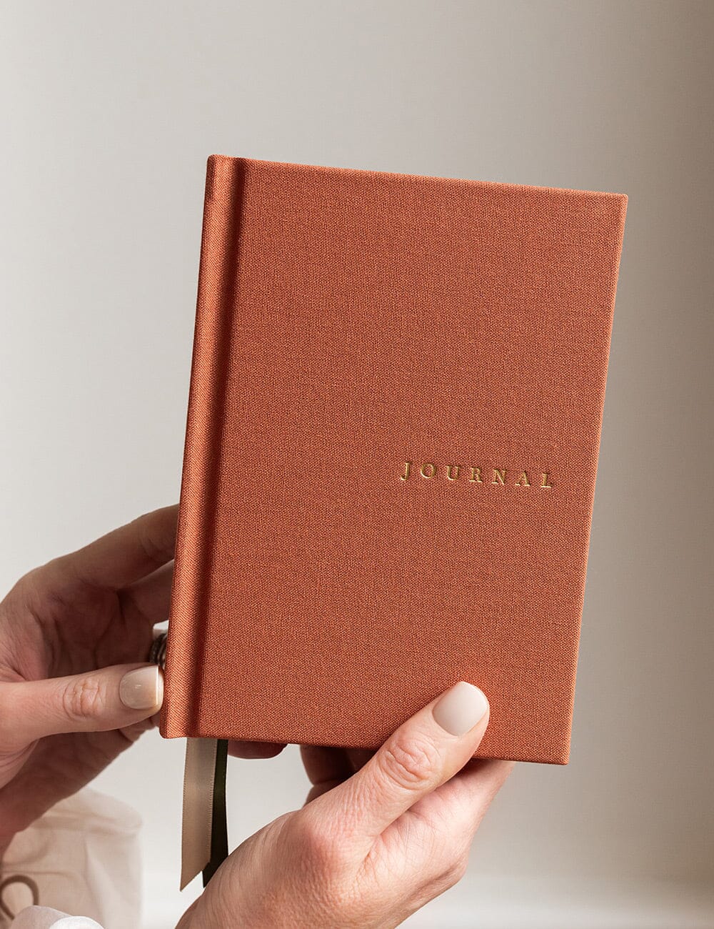 Gift Set - Linen Pocket Journal - Burnt Clay