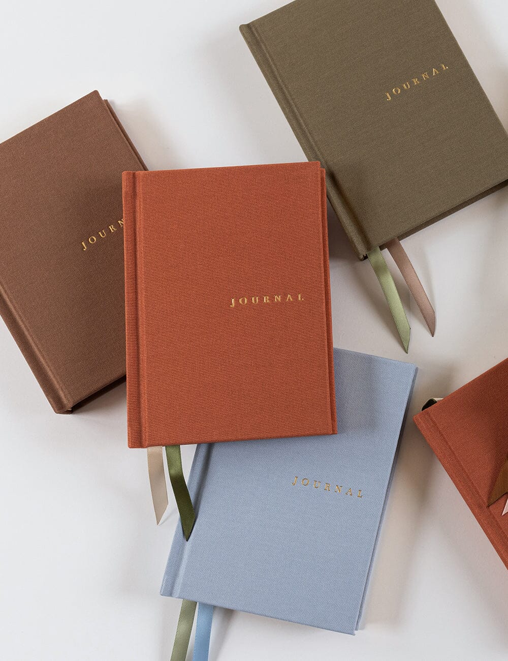 Gift Set - Linen Pocket Journal - Burnt Clay