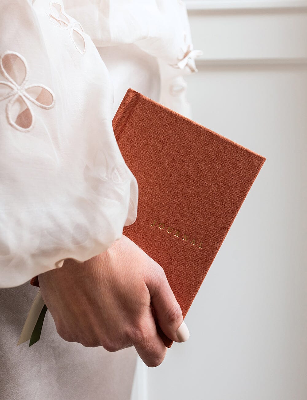 Gift Set - Linen Pocket Journal - Burnt Clay